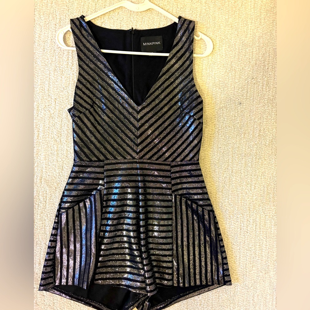 Metallic Fashion Romper